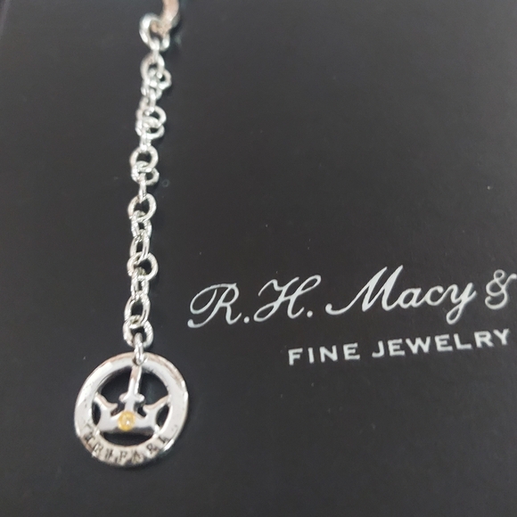 Stunning Silver & Crystal Rhinestone Necklace ~ R H Macy & Co Fine Jewelry - Picture 3 of 3